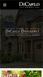Mobile Screenshot of dicarlohomes.com